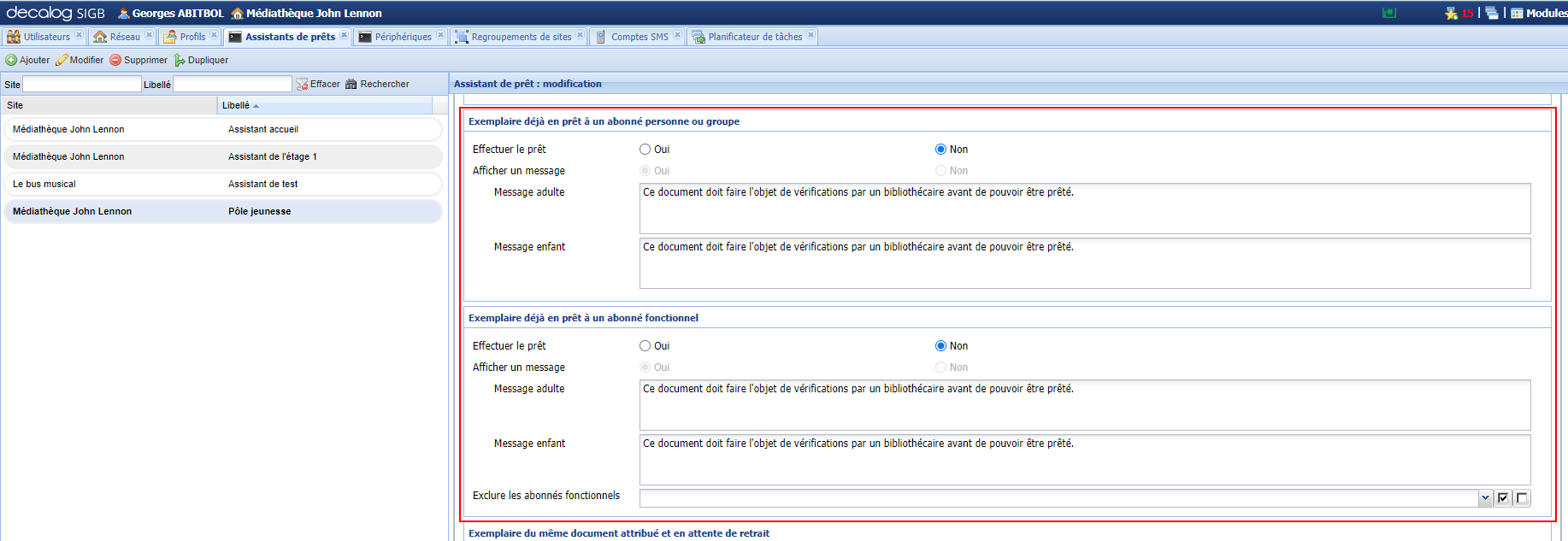 V12.2-19.1-Assistants de prêt - SIP2_distinguer le problème - Déjà en prêt - physique et fonctionnel.png